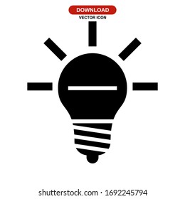 idea icon or logo isolated sign symbol vector illustration - high quality black style vector icons
