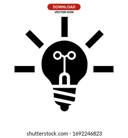 idea icon or logo isolated sign symbol vector illustration - high quality black style vector icons
