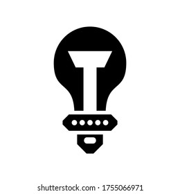 icono de idea o logotipo símbolo de signo aislado ilustración vectorial de alta calidad estilo negro iconos vectoriales
