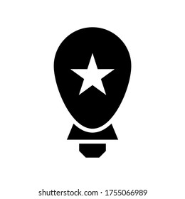 icono de idea o logotipo símbolo de signo aislado ilustración vectorial de alta calidad estilo negro iconos vectoriales
