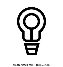 icono de idea o logotipo símbolo de signo aislado ilustración vectorial de alta calidad estilo negro iconos vectoriales
