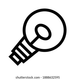 idea icon or logo isolated sign symbol vector illustration - high quality black style vector icons
