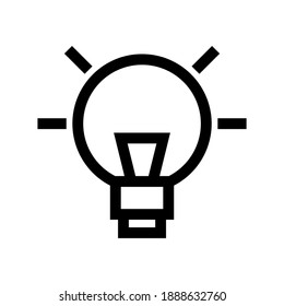 icono de idea o logotipo símbolo de signo aislado ilustración vectorial de alta calidad estilo negro iconos vectoriales

