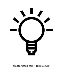 idea icon or logo isolated sign symbol vector illustration - high quality black style vector icons
