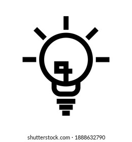 icono de idea o logotipo símbolo de signo aislado ilustración vectorial de alta calidad estilo negro iconos vectoriales
