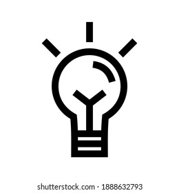 idea icon or logo isolated sign symbol vector illustration - high quality black style vector icons
