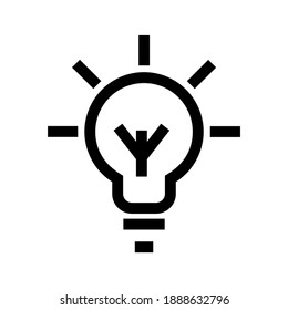idea icon or logo isolated sign symbol vector illustration - high quality black style vector icons
