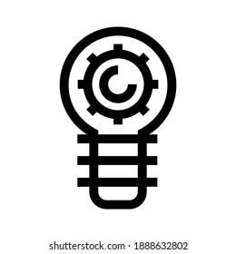 idea icon or logo isolated sign symbol vector illustration - high quality black style vector icons

