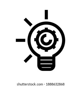 idea icon or logo isolated sign symbol vector illustration - high quality black style vector icons

