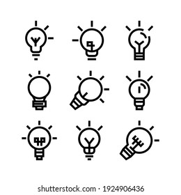 idea icon or logo isolated sign symbol vector illustration - Collection of high quality black style vector icons
