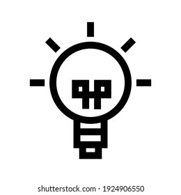 idea icon or logo isolated sign symbol vector illustration - high quality black style vector icons
