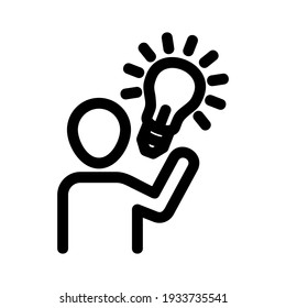 idea icon or logo isolated sign symbol vector illustration - high quality black style vector icons
