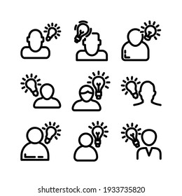 idea icon or logo isolated sign symbol vector illustration - Collection of high quality black style vector icons
