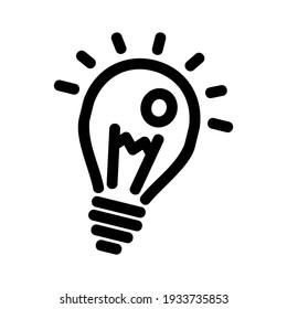 idea icon or logo isolated sign symbol vector illustration - high quality black style vector icons
