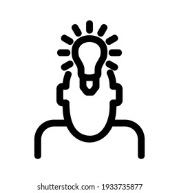 idea icon or logo isolated sign symbol vector illustration - high quality black style vector icons
