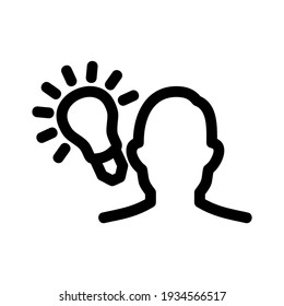 idea icon or logo isolated sign symbol vector illustration - high quality black style vector icons
