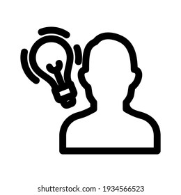 idea icon or logo isolated sign symbol vector illustration - high quality black style vector icons
