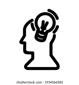 idea icon or logo isolated sign symbol vector illustration - high quality black style vector icons
