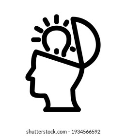 idea icon or logo isolated sign symbol vector illustration - high quality black style vector icons
