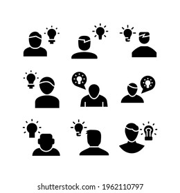 idea icon or logo isolated sign symbol vector illustration - Collection of high quality black style vector icons
