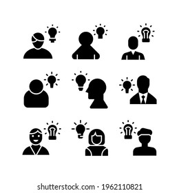 idea icon or logo isolated sign symbol vector illustration - Collection of high quality black style vector icons
