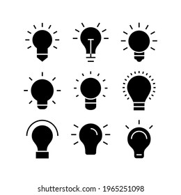 idea icon or logo isolated sign symbol vector illustration - Collection of high quality black style vector icons
