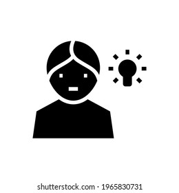 idea icon or logo isolated sign symbol vector illustration - high quality black style vector icons

