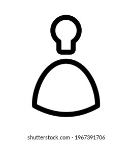 idea icon or logo isolated sign symbol vector illustration - high quality black style vector icons
