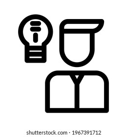 idea icon or logo isolated sign symbol vector illustration - high quality black style vector icons
