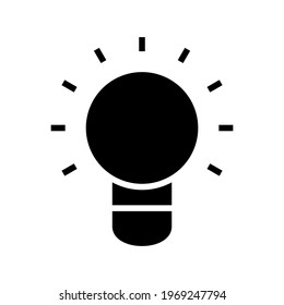 idea icon or logo isolated sign symbol vector illustration - high quality black style vector icons
