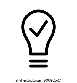 idea icon or logo isolated sign symbol vector illustration - high quality black style vector icons
