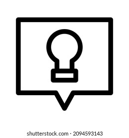 idea icon or logo isolated sign symbol vector illustration - high quality black style vector icons
