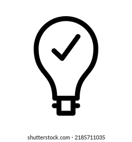idea icon or logo isolated sign symbol vector illustration - high quality black style vector icons
