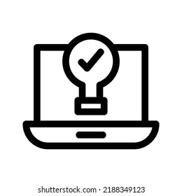 icono de idea o logotipo símbolo de signo aislado ilustración vectorial de alta calidad estilo negro iconos vectoriales
