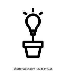 idea icon or logo isolated sign symbol vector illustration - high quality black style vector icons
