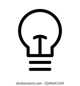 idea icon or logo isolated sign symbol vector illustration - high quality black style vector icons