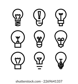 idea icon or logo isolated sign symbol vector illustration - high quality black style vector icons