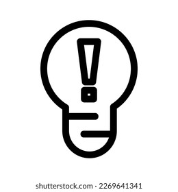idea icon or logo isolated sign symbol vector illustration - high quality black style vector icons