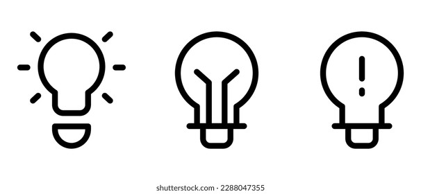 idea icon or logo isolated sign symbol vector illustration - high quality black style vector icons