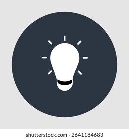 Idea icon, new modern icon for ux ui, editable for project, vector illustration file, popular icon isolated. 