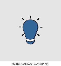 Idea icon, new modern icon for ux ui, editable for project, vector illustration file, popular icon isolated. 