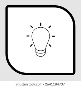 Idea icon, new modern icon for ux ui, editable for project, vector illustration file, popular icon isolated. 