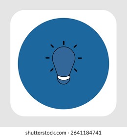 Idea icon, new modern icon for ux ui, editable for project, vector illustration file, popular icon isolated. 