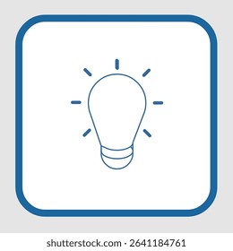 Idea icon, new modern icon for ux ui, editable for project, vector illustration file, popular icon isolated. 