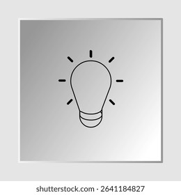 Idea icon, new modern icon for ux ui, editable for project, vector illustration file, popular icon isolated. 