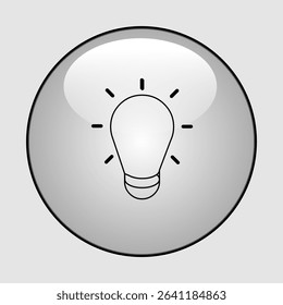 Idea icon, new modern icon for ux ui, editable for project, vector illustration file, popular icon isolated. 