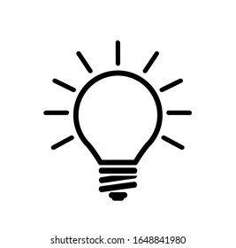 idea icon on white background