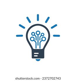 Idea Icon on white background