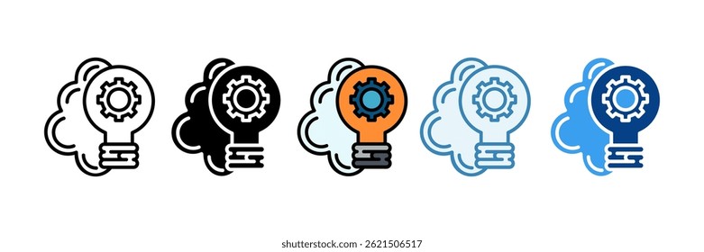 Idea Icon Set Multiple Style Collection