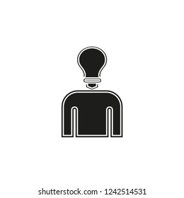 Idea icon. Simple element illustration. Idea symbol design from Entrepreneurship collection. Can be used for web and mobile